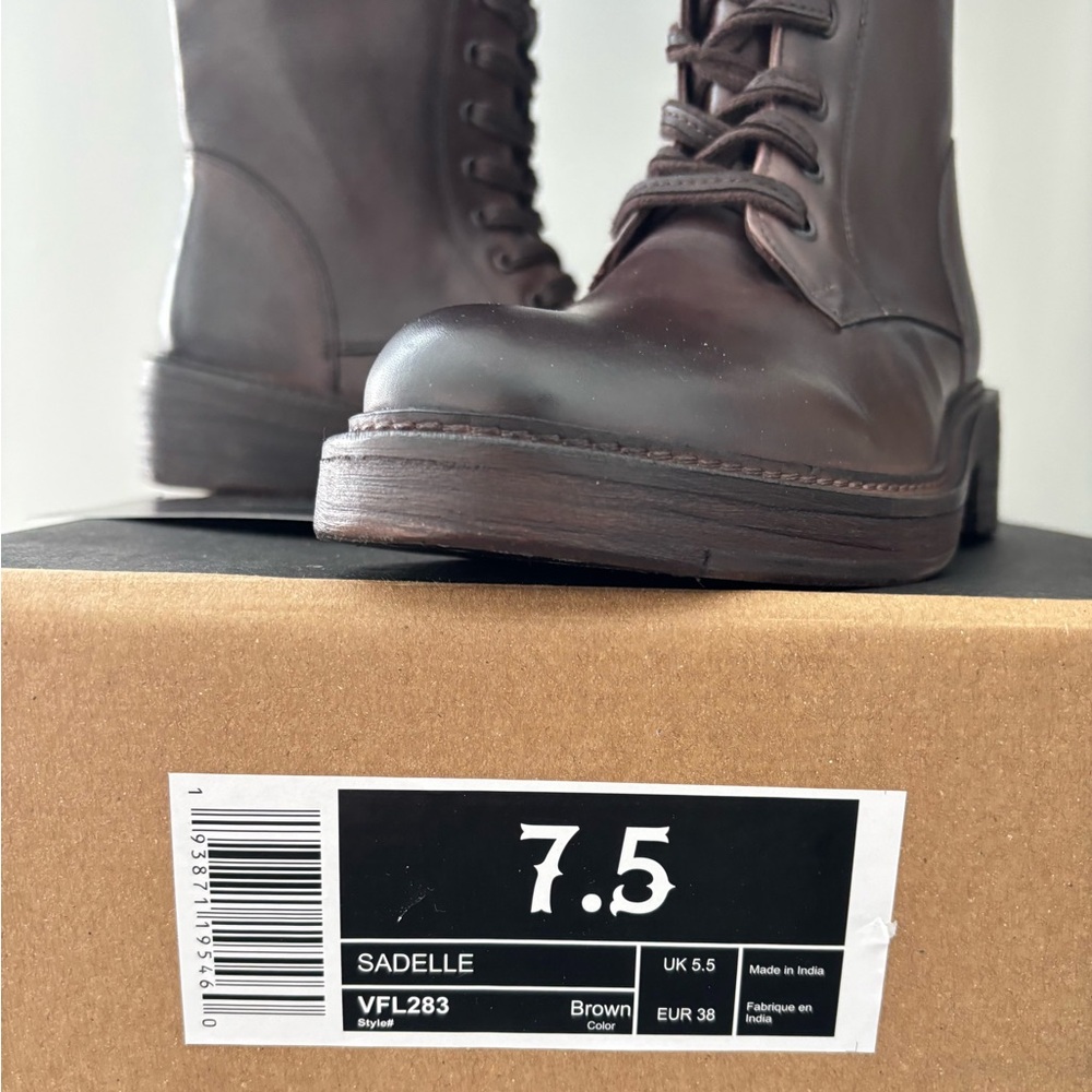Vintage Foundry-Sadelle Sz 7.5 NIB - Picture 4 of 9